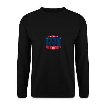 Independence of 4 July - Unisex Sweatshirt - black - Front - Alina (178cm) & Michal (187cm)
