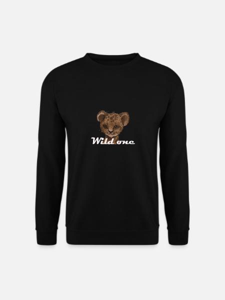 Löwe - Wild one - Unisex Pullover - Schwarz