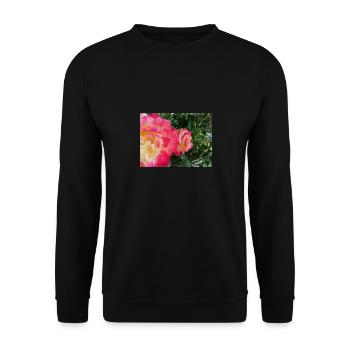 roses - Sweat-shirt Unisexe - noir - Devant - Alina (178cm) & Michal (187cm)