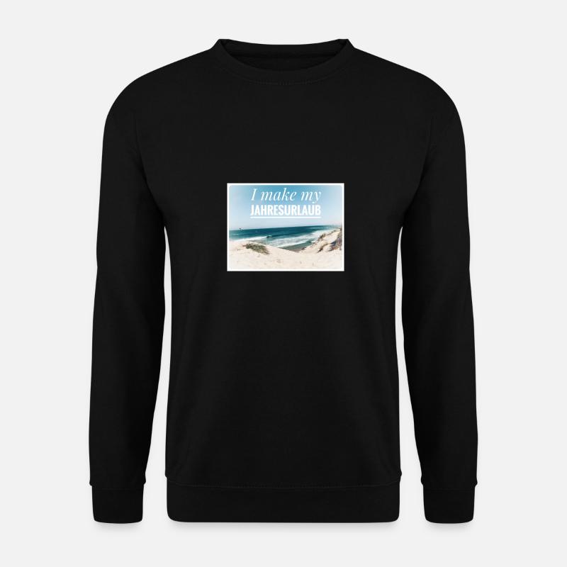 Jahresurlaub - Unisex Pullover - Schwarz