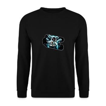 Caféine Zero-G - En apesanteur grâce à la caféine - Sweat-shirt Unisexe - noir - Devant - Alina (178cm) & Michal (187cm)