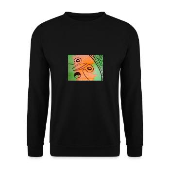Sabino Lemon ART Teas - Unisex Sweatshirt - black - Front - Alina (178cm) & Michal (187cm)