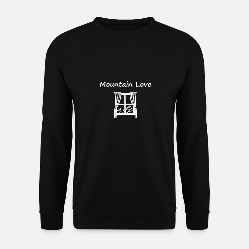 mountain love - Unisex Pullover - Schwarz