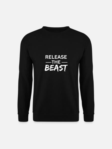 Body building Muskelaufbau Krafttraining workout - Unisex Pullover - Schwarz