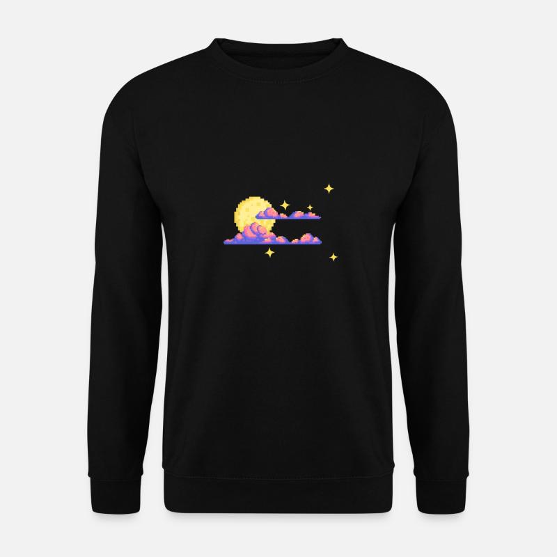 Pixel Nightsky - Unisex Sweatshirt - black
