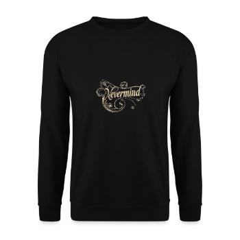 Macht nichts - Unisex Pullover - Schwarz - Vorne - Alina (178cm) & Michal (187cm)