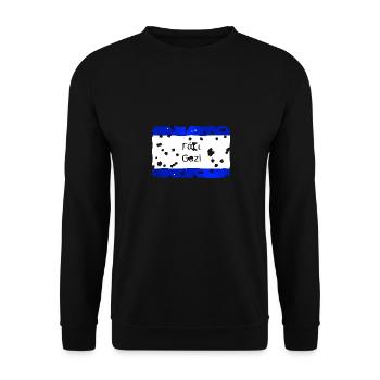 gazi - Unisex Pullover - Schwarz - Vorne - Alina (178cm) & Michal (187cm)