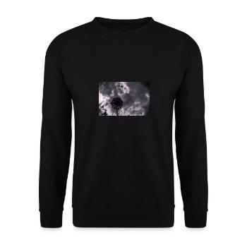 Eine tolle Blume - Unisex Pullover - Schwarz - Vorne - Alina (178cm) & Michal (187cm)