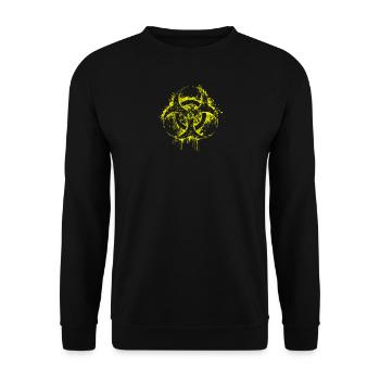 biohazard biohazard zombie halloween - Sweat-shirt Unisexe - noir - Devant - Alina (178cm) & Michal (187cm)