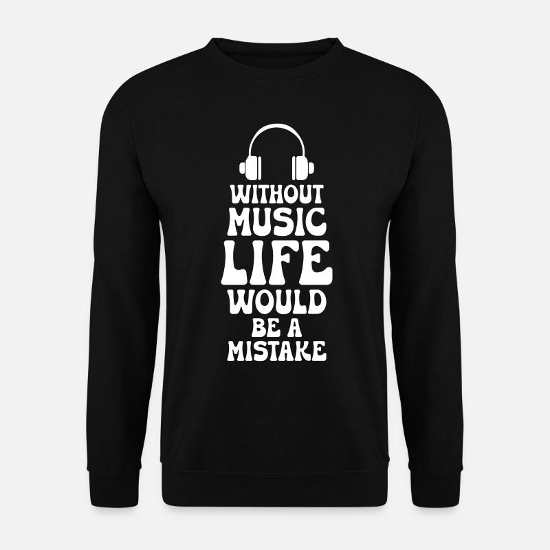 Without Music - Unisex Pullover - Schwarz