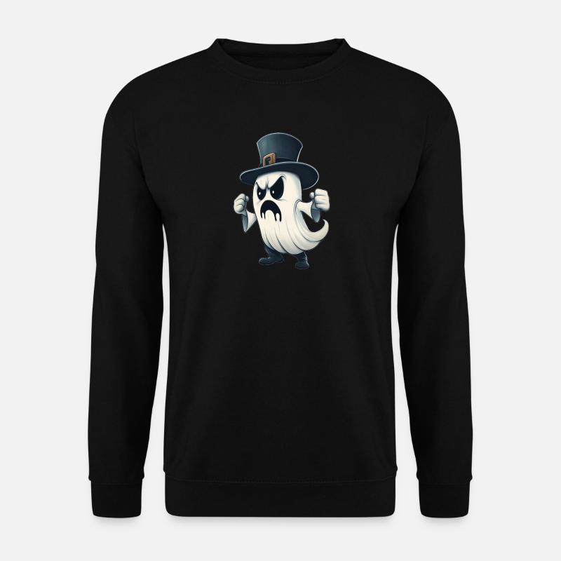 Grumpy Ghost - Unisex Sweatshirt - black