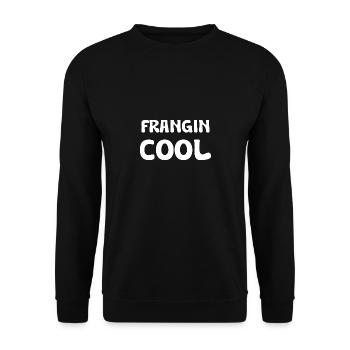frangin cool - Sweat-shirt Unisexe - noir - Devant - Alina (178cm) & Michal (187cm)