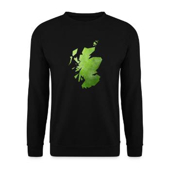 scotland - Unisex Sweatshirt - black - Front - Alina (178cm) & Michal (187cm)