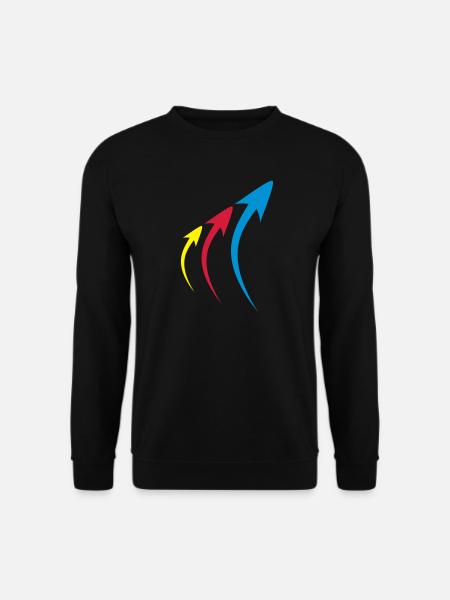 pfeile formen symbole - Unisex Pullover - Schwarz