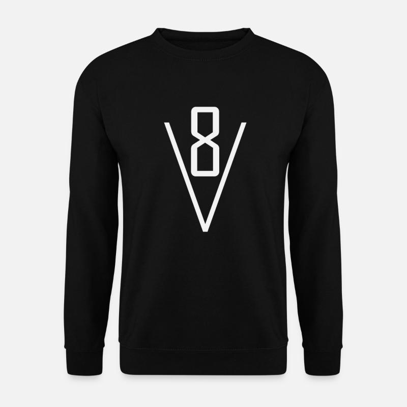 V8 Motor - Unisex Pullover - Schwarz
