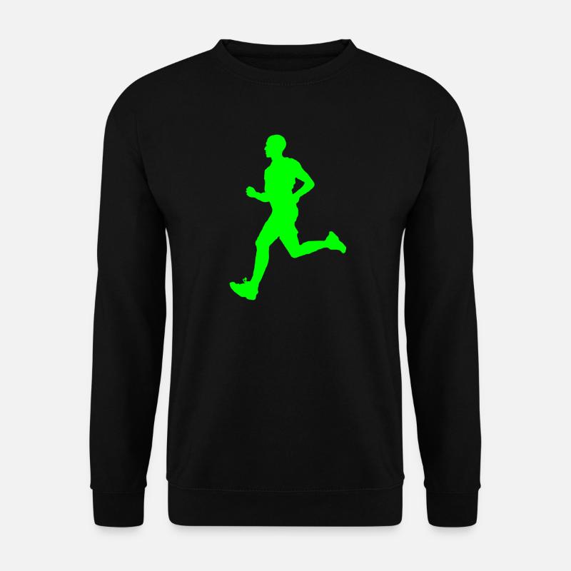 Running men 4 - Unisex Sweatshirt - black