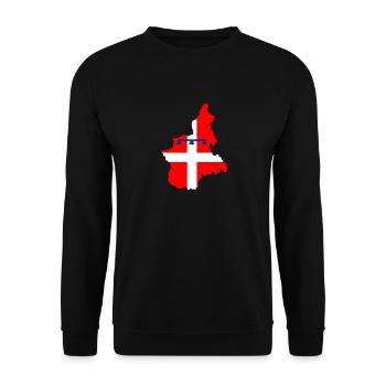 Piedmont Italy - Unisex Sweatshirt - black - Front - Alina (178cm) & Michal (187cm)