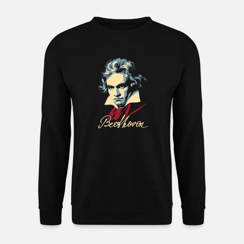 Beethoven (mørk) - Genser unisex - svart