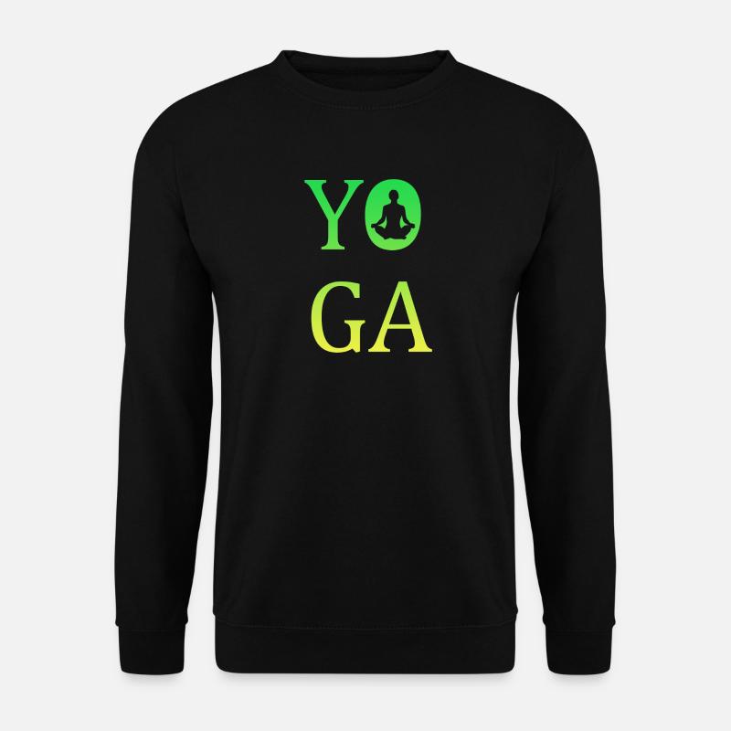 Yoga - Unisex Pullover - Schwarz