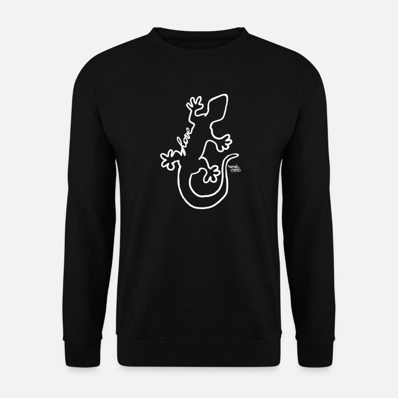 Salamander - Liebe Tiere - Unisex Pullover - Schwarz