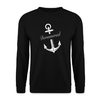 Dornumersiel - Unisex Pullover - Schwarz - Vorne - Alina (178cm) & Michal (187cm)