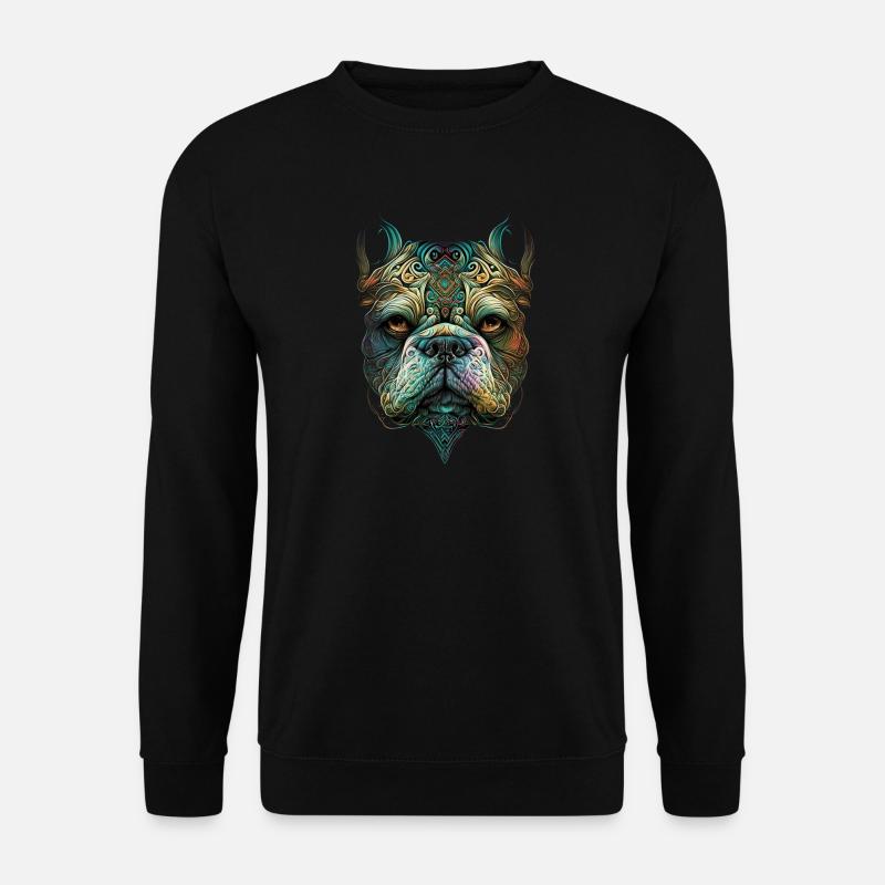 Holly Bulldogge! - Unisex Pullover - Schwarz