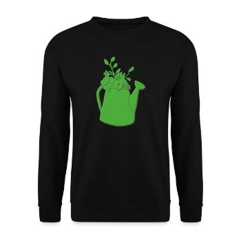 Soulagement de la boîte d’arrosage - Sweat-shirt Unisexe - noir - Devant - Alina (178cm) & Michal (187cm)