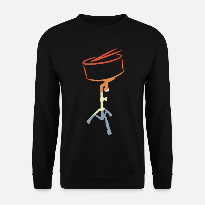 Vintage Trommel - Unisex Pullover - Schwarz