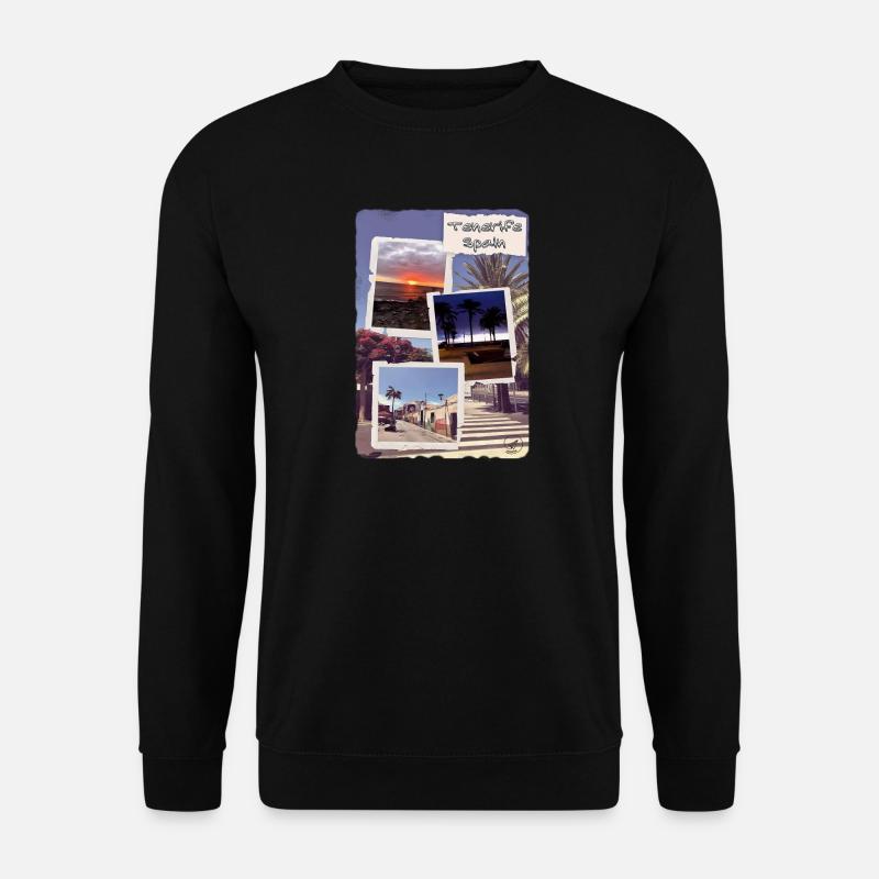 Teneriffa Landschaften bei Sonnenuntergang - Unisex Pullover - Schwarz