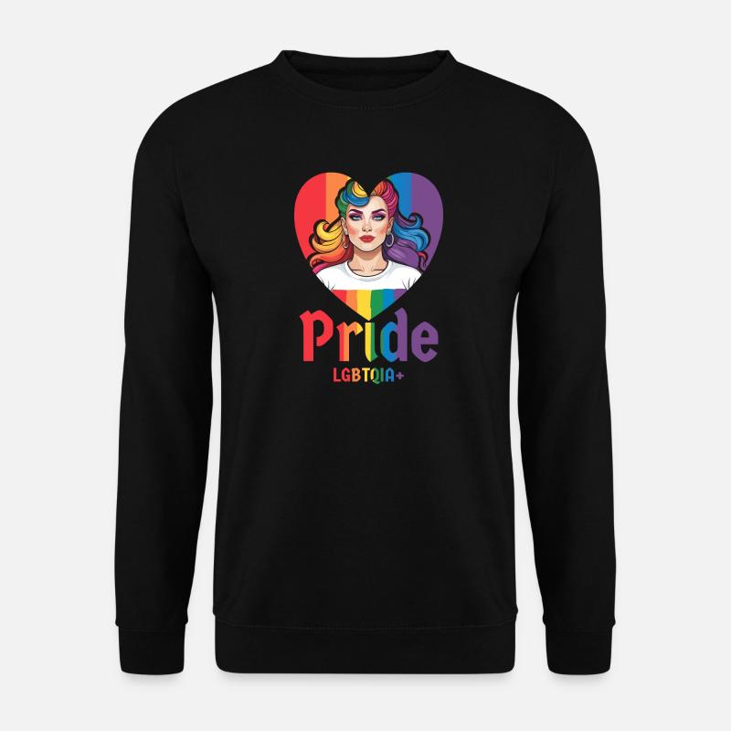 LGBT Stolz - Unisex Pullover - Schwarz
