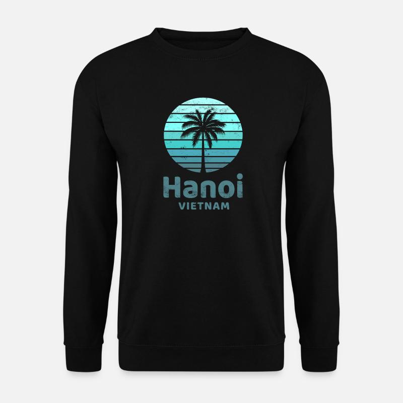 Hanoi Vietnam - Unisex Pullover - Schwarz