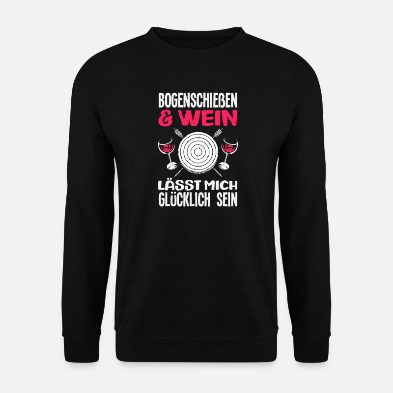I go archery - Unisex Sweatshirt - black