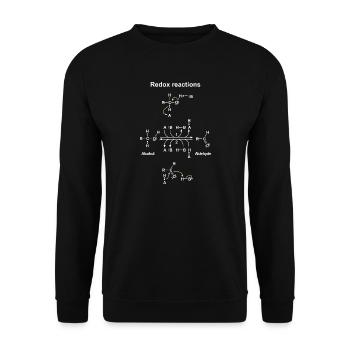 Redox redox redox reaction - Unisex Sweatshirt - black - Front - Alina (178cm) & Michal (187cm)