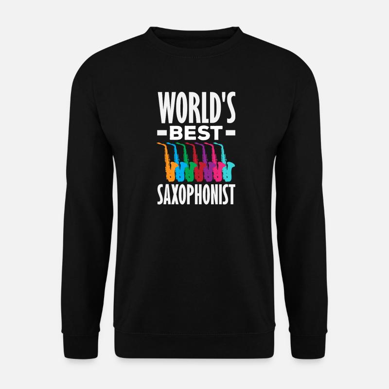 Saxophone - Unisex Sweatshirt - black