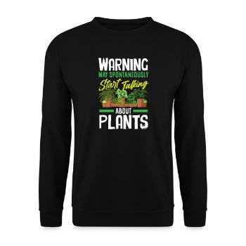 Garten- Und Pflanzenliebhaber Geschenke - Unisex Pullover - Schwarz - Vorne - Alina (178cm) & Michal (187cm)