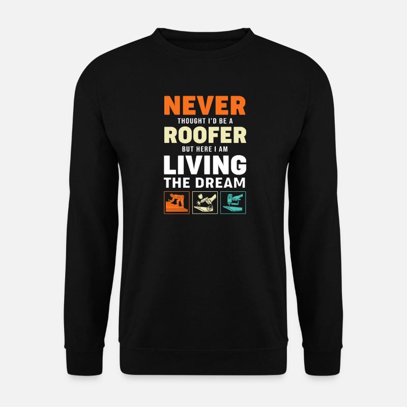 Dachdecker - Unisex Pullover - Schwarz