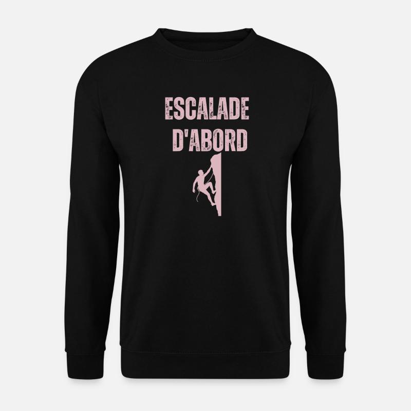 Escalation first - Unisex Sweatshirt - black