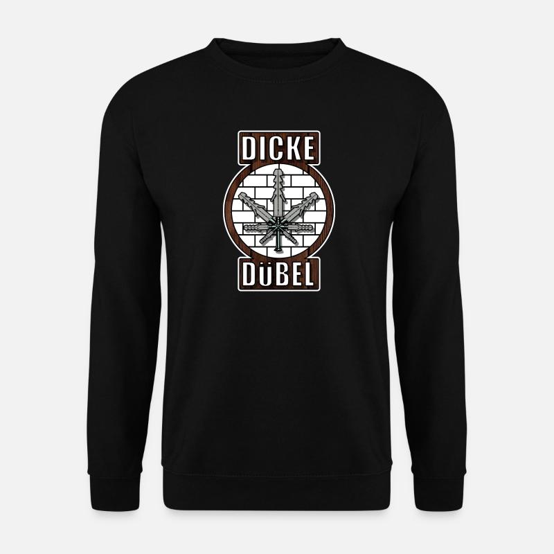Thick dowels - Unisex Sweatshirt - black