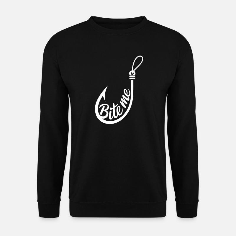 Beiß mich Haken - Unisex Pullover - Schwarz