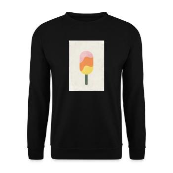 icecream - Unisex Sweatshirt - black - Front - Alina (178cm) & Michal (187cm)