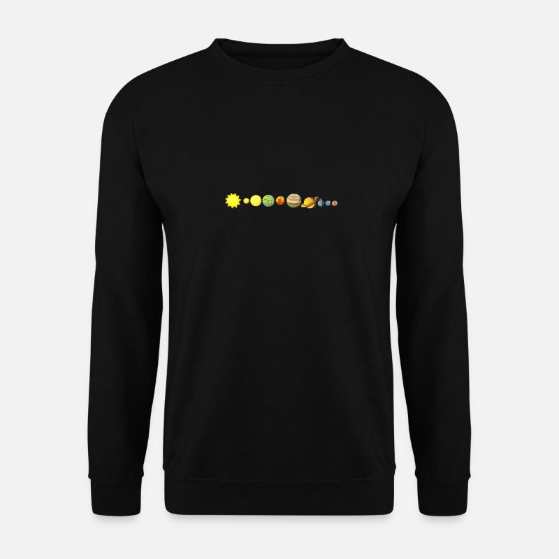 Sonnensystem - Unisex Pullover - Schwarz