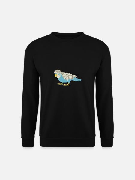Perruche ondulée - Sweat-shirt Unisexe - noir