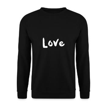 Amour - Patinage sur glace - Sweat-shirt Unisexe - noir - Devant - Alina (178cm) & Michal (187cm)