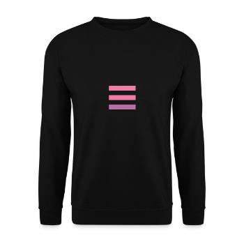 Heaven rose minimalist moderne et stylé - Sweat-shirt Unisexe - noir - Devant - Alina (178cm) & Michal (187cm)