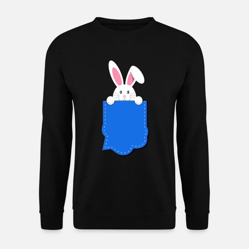 Easter Curious Easter - Unisex Sweatshirt - black