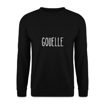 gouelle - Sweat-shirt Unisexe - noir - Devant - Alina (178cm) & Michal (187cm)