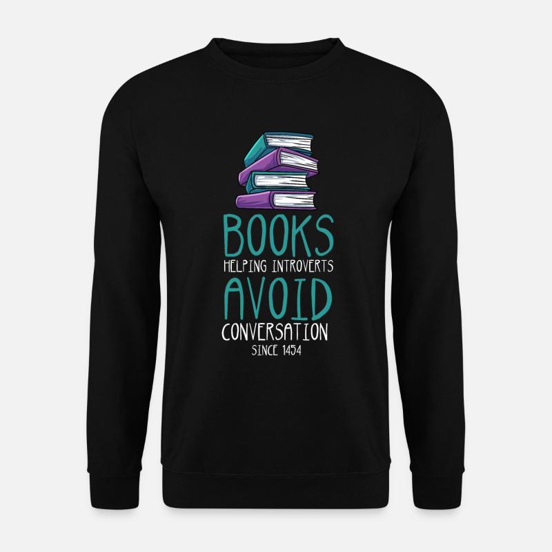 Lesen - Unisex Pullover - Schwarz