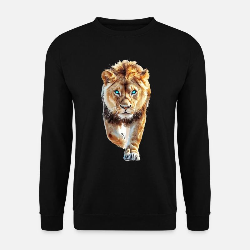 Löwe - Unisex Pullover - Schwarz