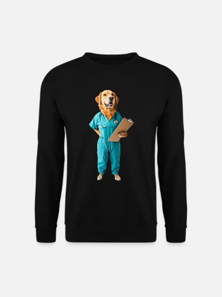 Hund - Unisex Pullover - Schwarz