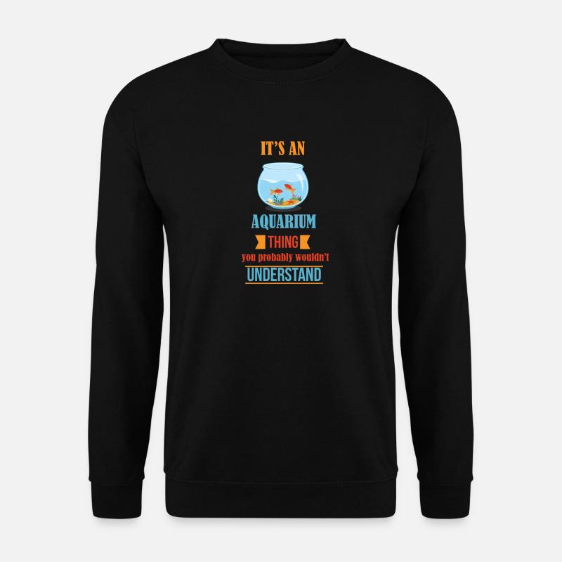 Fisch Bewahrer - Unisex Pullover - Schwarz